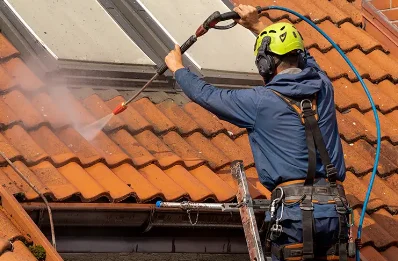 Démoussage et hydrofuge de toiture à Guainville